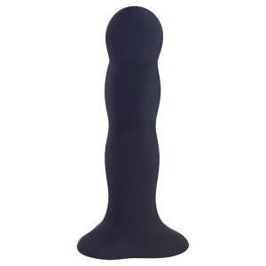 Dildo z kulkami - Fun Factory Bouncer Shake Dildo   Czarny