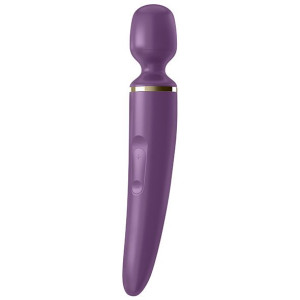 Masażer z główką typu różdżka ładowany - Satisfyer Women Wand   Fioletowy