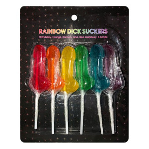 Owocowe lizaki peniski - Kheper Games Rainbow Dick Suckers