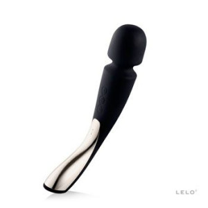 Wodoodporny masażer Lelo - Smart Wand Masager Medium Black czarny średni