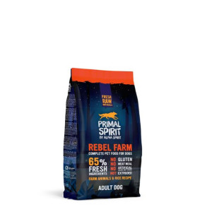 Primal Spirit By Alpha Spirit Rebel Farm 65% Sucha Karma Dla Psa 1 kg