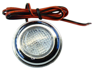 Lampa LED 3 HP SMD okrągła 4,6 cm uniwersalna 24v czerwona