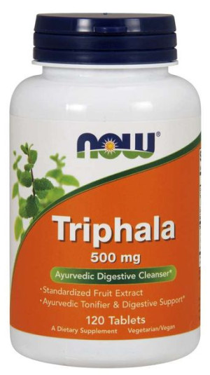 NOW Foods TRIPHALA 500mg - 120 tabletek
