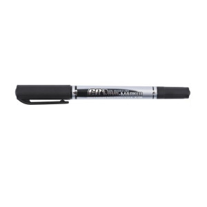 MARKER PISAK permanentny czarny CD dwustronny
