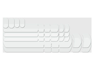 Osłona na ramę LIZARDSKINS FRAME KIT CLEAR zestaw 9 szt. przezroczysta mato