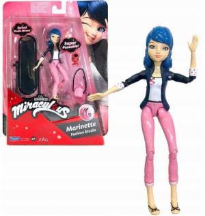 Miraculous Biedronka Czarny Kot Figurka Marinette