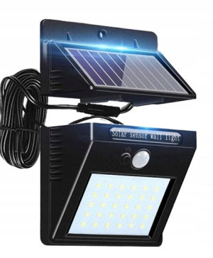 Lampa Solarna Led Z Czujnikiem Ruchu I Zmierzchu