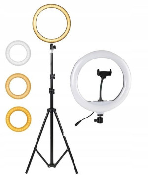 Lampa Pierścieniowa 48w Makijaż Selfie Statyw 220c