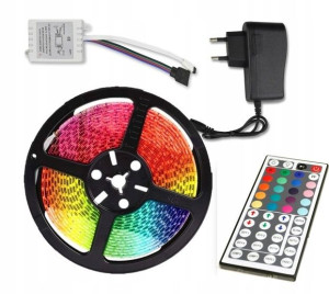 Wodoodporna Taśma Led Rgb+white Smd5050 5m+pilot