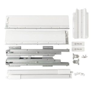 Szuflada COMFORTBOX REJS 270mm WYSOKA h204mm BIAŁA