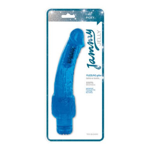wibrator-vibrator jammy jelly puzzling glitter  blue