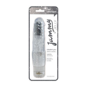 vibrator jammy jelly crushy glitter clear