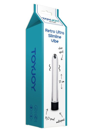 wibrator-retro ultra slimline vibe silver