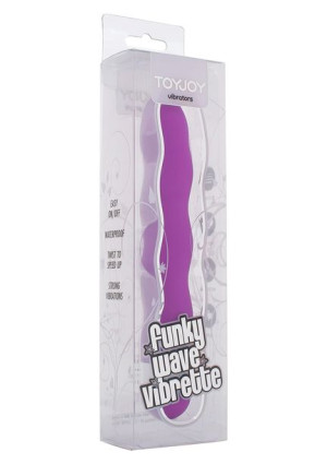 wibrator-funky wave vibrette purple