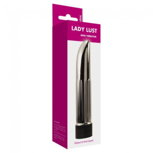 wibrator-4.5"""""""" lady finger ~ silver (1aa)