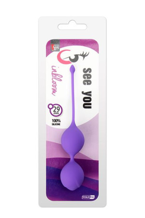 Kulki-see You In Bloom Duo Balls 29mm Purple