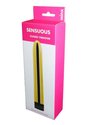 wibrator-6""""sensuous smooth vibrator gold minx