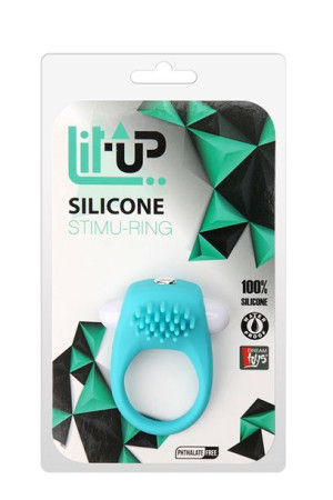 Pierścień-LIT-UP SILICONE STIMU RING 5 BLUE