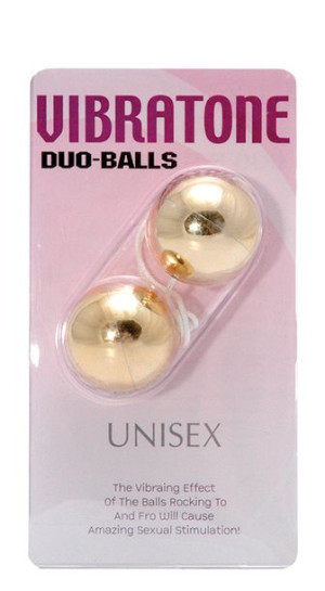 Kulki-vibratone Duo Balls Gold Blistercard