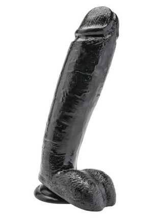 Dildo-cock 10 Inch W/ Balls Black