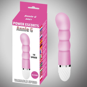 annie g pink 16,5 cm silicone vibrating 10 speed