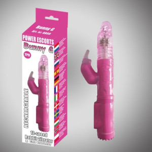 bunny g  pink rechargeable rabbit 25 cm