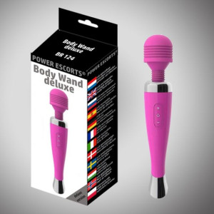 bodywand de luxe pink 19 cm recharg bodywand   metal plated