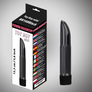 toy boy mini  black  mini vibrator 13,3 cm x 5,6 inch