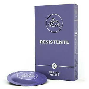 Prezerwatywy-Love Match Resistante  - 6 pcs pack