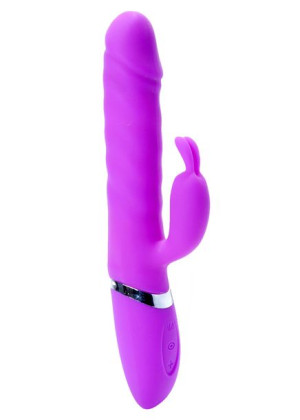 wibrator-lyla purple - heating / thrusting / 18 vibrating functions usb