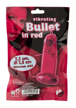 wibrator-vibr. bullet red