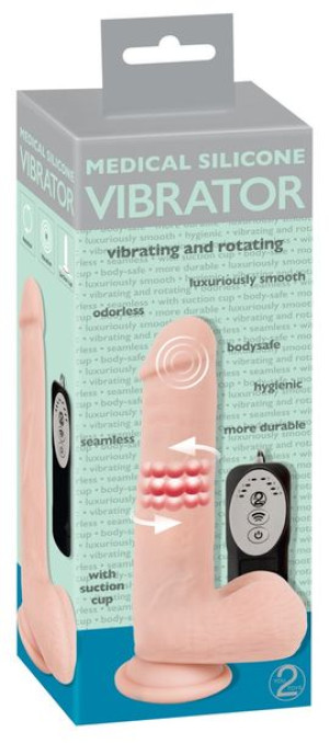 medical silicone rotating vibr