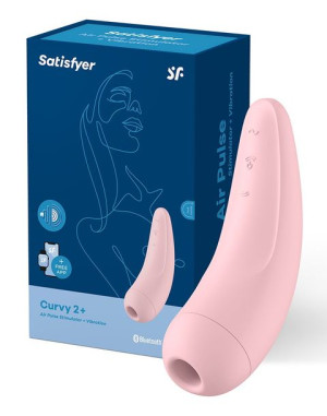 wibrator - curvy 2+ air pulse stimulator + vibration