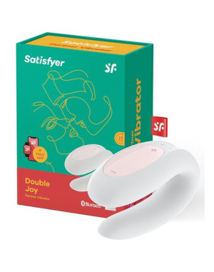 wibrator - double joy partner vibrator white