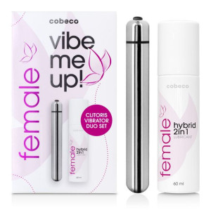 żel- female vibe me up vibrator duoset (60ml)