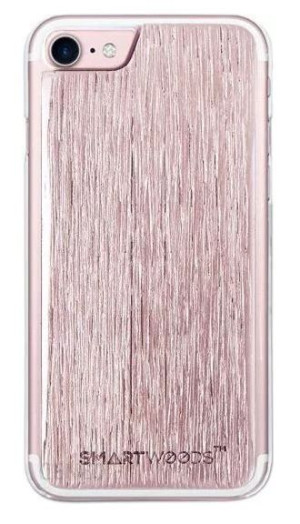 Smart Woods Róż Clear - etui do iPhone 7/8/SE2020