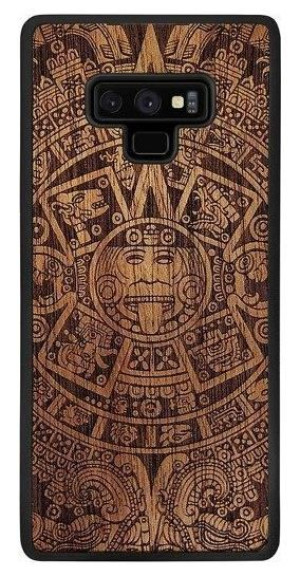 Smart Woods Aztec Calendar Dark - etui do Galaxy Note 9