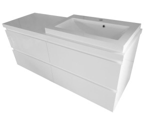 Zestaw SZAFKA łazienkowa Z UMYWALKĄ 60 BLAT 120 CM