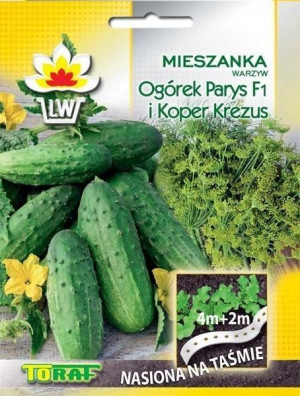 Nasiona na taśmie Ogórek Parys + Koper