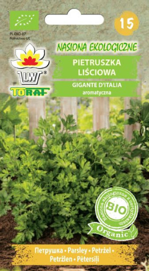 Nasiona ekologiczne PIETRUSZKA LIŚCIOWA nasion BIO