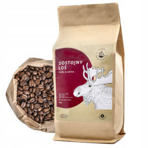 Kajfowa Dostojny Łoś Kawa Ziarnista 1kg