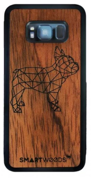 Smart Woods Frenchie - etui do Galaxy S8+