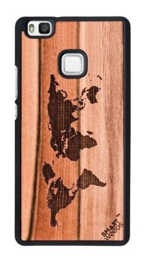 Smart Woods Mapa Świata - etui do Huawei P9 Lite