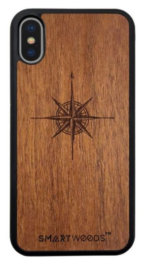 Smart Woods Róża Wiatrów - etui do iPhone XS Max
