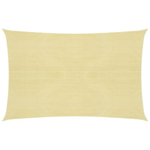Żagiel przeciwsłoneczny, 160 g/m², beżowy, 3,5x4,5 m, HDPE
