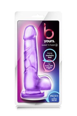 Dildo-b Yours Sweet N Hard 4 Purple