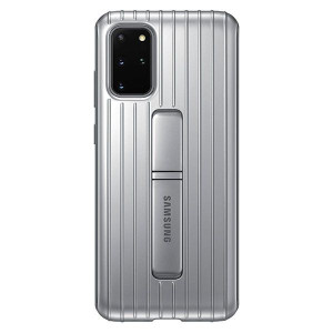Etui Samsung Galaxy S20+ Plus EF-RG985CS srebrny/silver Protective Standing