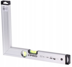 Kątownica Kątownik Aluminiowy Poziomica Pro 50x80