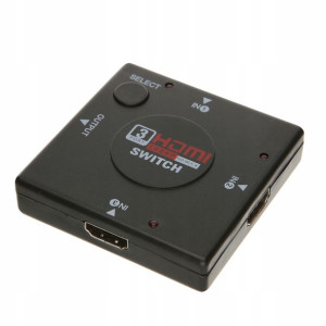 Switch 3x Hdmi Przełącznik Rozdzielacz Full Hd