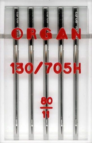 Igły półpłaskie ORGAN 130/705H uniwersalne 5x '80